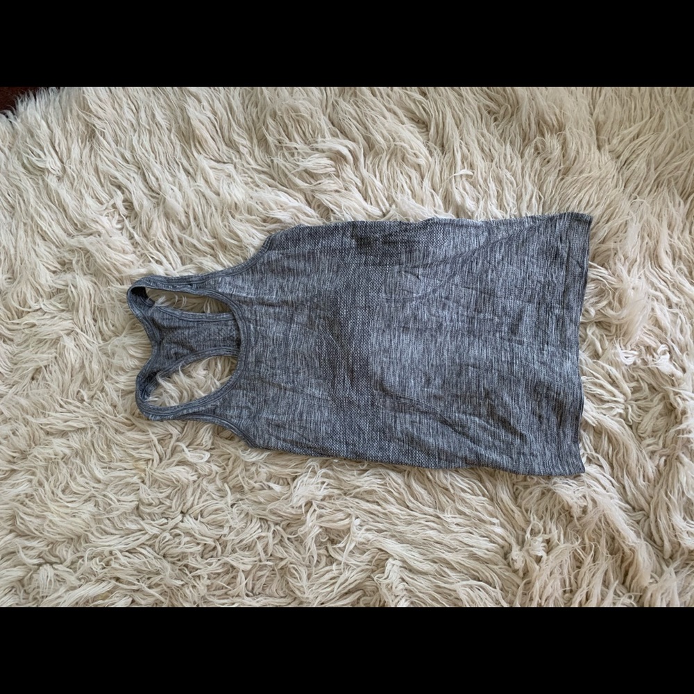 Lululemon gray running top (x2)